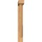 Ekena Millwork Traditional Block Smooth Bracket w/ Offset Brace, Western Red Cedar, 5 1/2"W x 32"D x 44"H BKT0604X32X44TRA05SWR - alternate 3